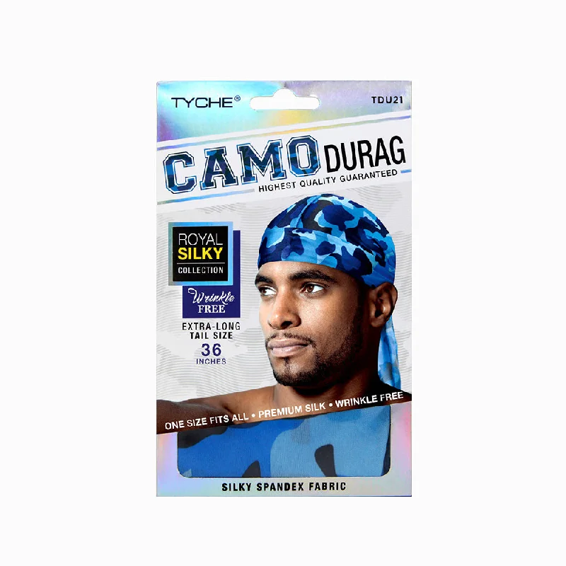 NICKA K TYCHE Camo Durag [BLUE] #TDU21