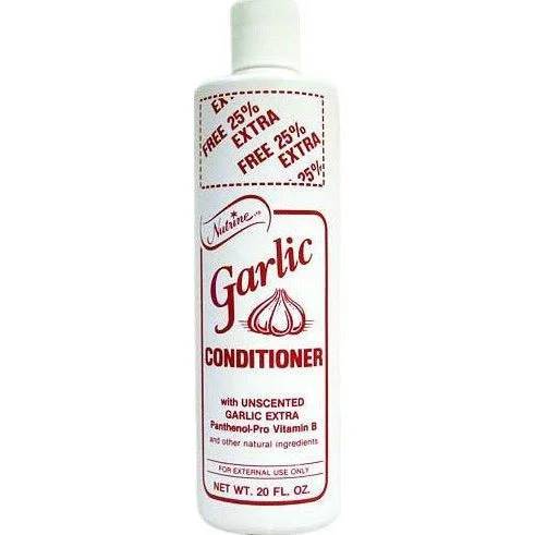 Hair care tips for hair robustness-Nutrine Garlic Conditioner Unscented 16Oz