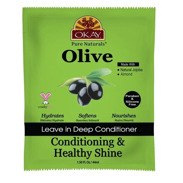 Best hair care for scalp potency-Okay Olive Oil Leave In Conditioner Dl12(12 Pack)