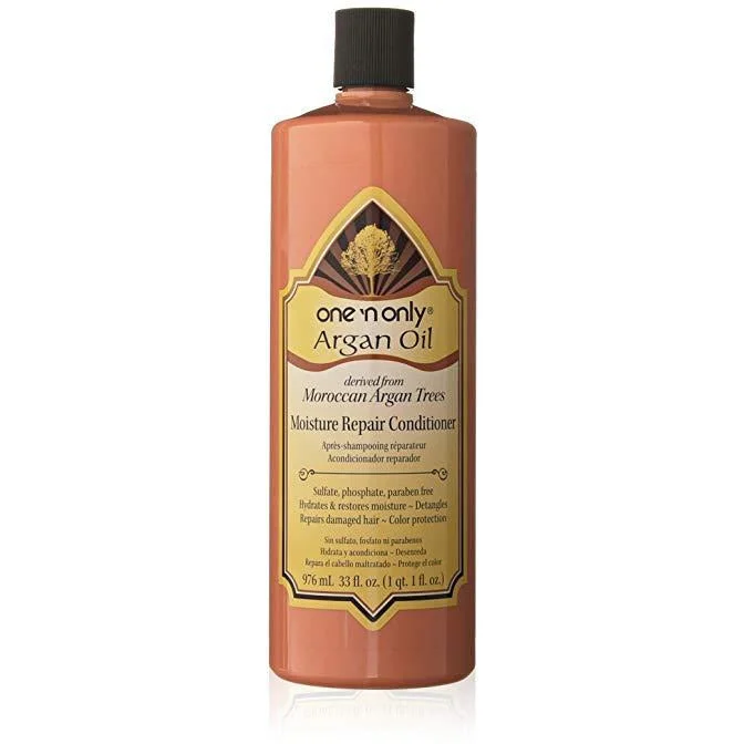 Hair care products with argan kernel-One'n Only Argan Oil Moisture Repair Conditioner 33 Oz