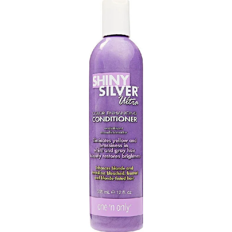 Best hair care for hair potency-One'n Only Shiny Silver Conditioner 12 Oz