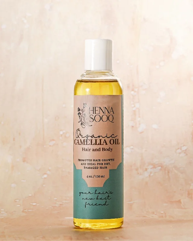 Hair care for post-bleach recovery-Organic Camellia Oil