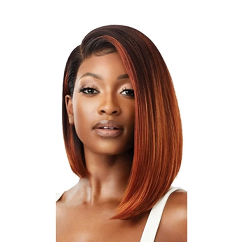 Value synthetic wigs online-OUTRE Melted Hairline Synthetic Hair Lace Front Wig ZANDRA