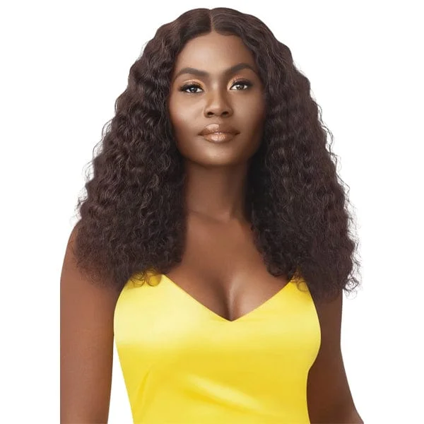 real person hair ring velvet band-Outre Mytresses Gold Label 100% Human Hair Lace Front Wig - ARLESSIA