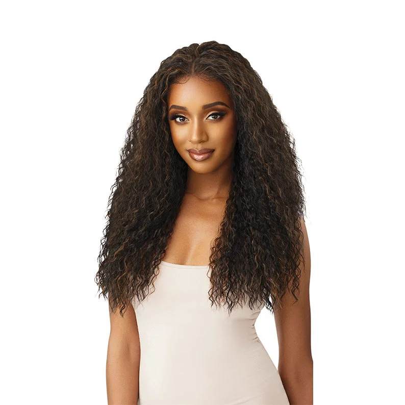 Synthetic wigs for tech expos-OUTRE Perfect Hairline Synthetic HD Swiss Lace Wig YVETTE