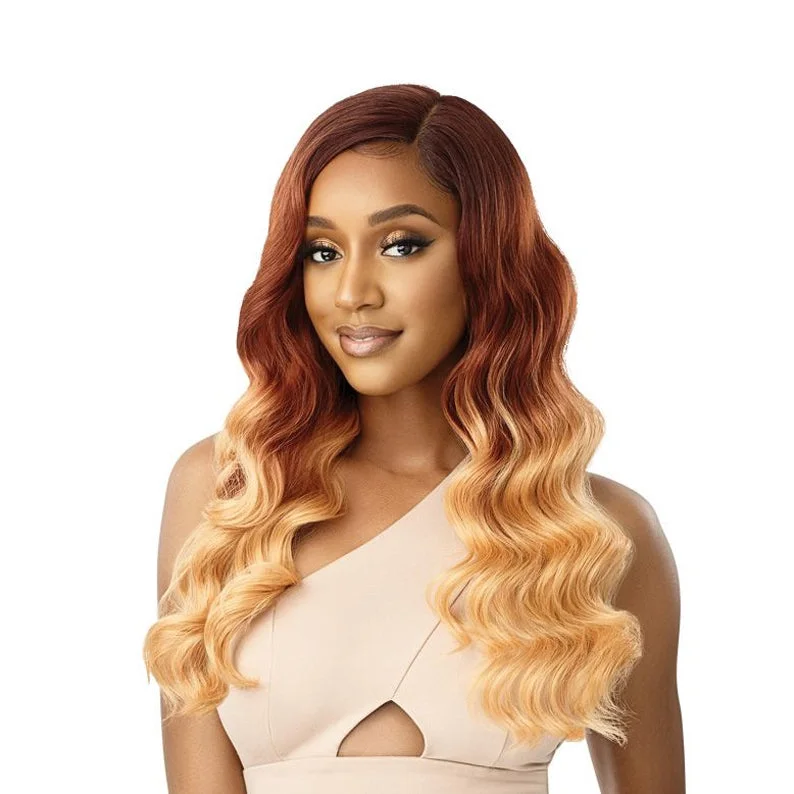 Midnight synthetic wigs rich-OUTRE Synthetic HD Transparent Lace Front Wig - TENALIE