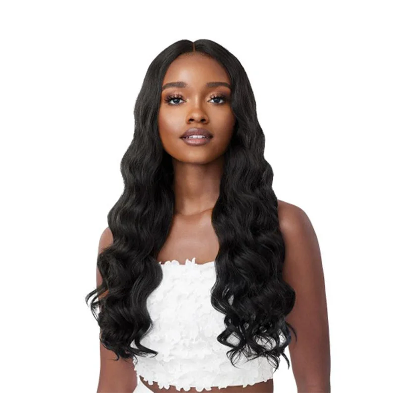 Ruffled synthetic wigs cropped-OUTRE Synthetic Hair Lace Front Wig ARLENA