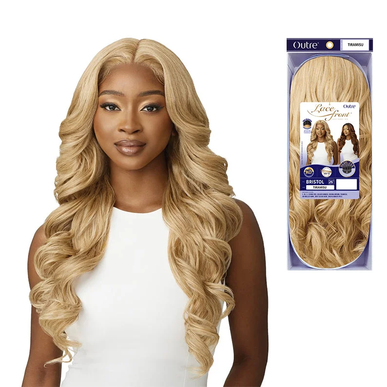 Synthetic wigs for gender reveals-OUTRE Synthetic Lace Front Wig - BRISTOL