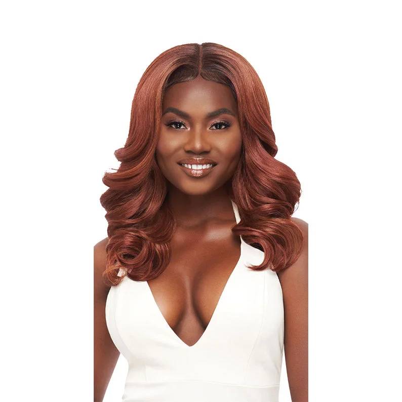 Synthetic wigs with flex straps-OUTRE Perfect Hairline Synthetic Hair 13X4 Lace Front Wig ELLA