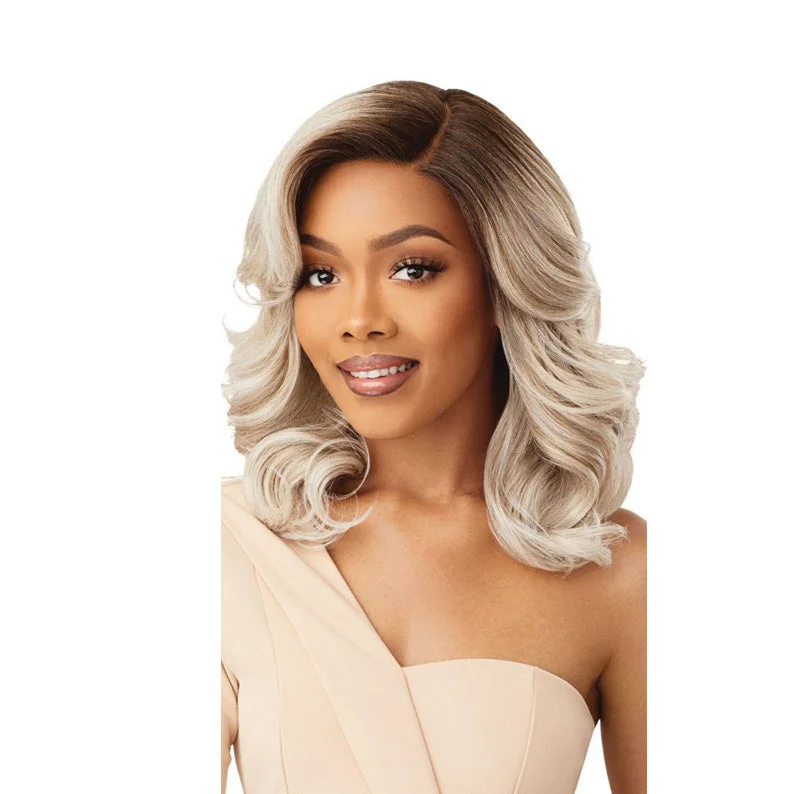 Synthetic wigs for flirty dates-OUTRE Synthetic Pre-Plucked HD Lace Front Wig LEYLA