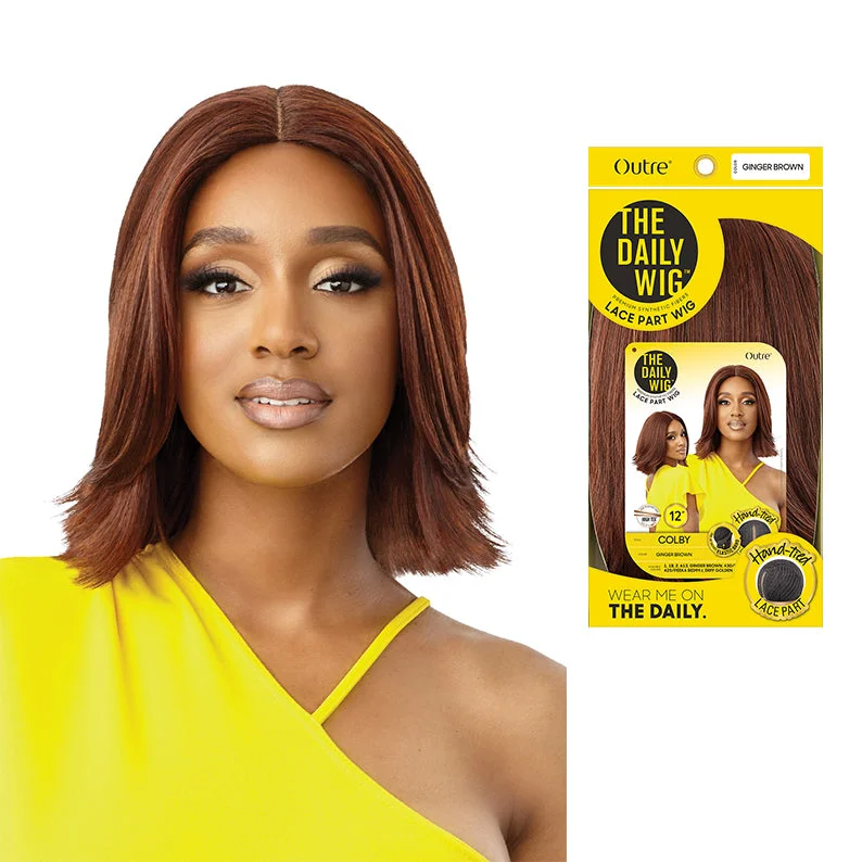 Synthetic wigs for gallery nights-OUTRE The Daily Synthetic Lace Part Wig - COLBY