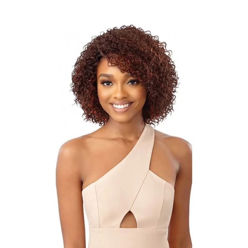 Caramel synthetic wigs glossy-OUTRE Wig Pop Synthetic Full Wig JACKSON