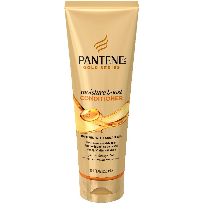 Hair care routine for curl restoration-Pantene Gold Moisture Boost Conditioner 8.4 Oz