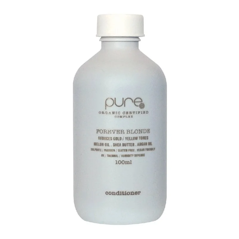 Plastic-free hair care products-Pure Forever Blonde Conditioner 100ml