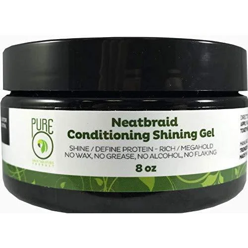 Hair care tips for hair brilliance-Pure O Natural Neatbraid Conditioner Gel, 8 Ounce