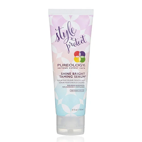 Moisturizing conditioner for coily hair-Pureology Shine Bright Taming Serum 4 oz