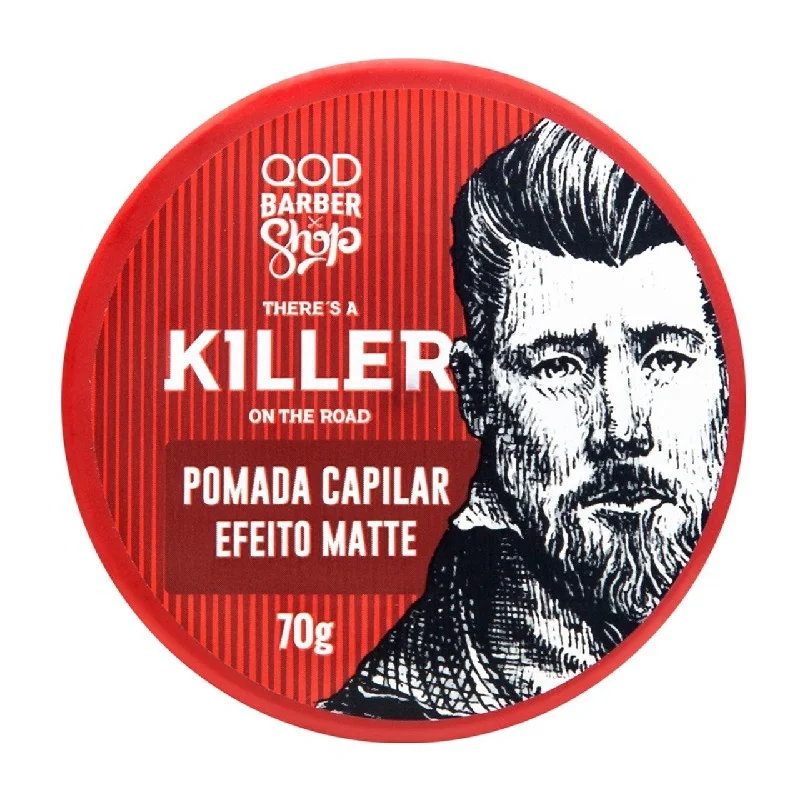 QOD Barber Shop Killer Ointment Men's Beard Hair Styling Treatment 70G - QOD