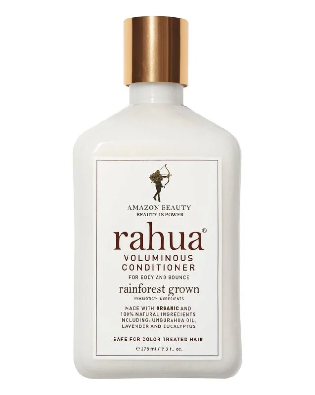 How to detangle coily strands-Rahua Voluminous Conditioner