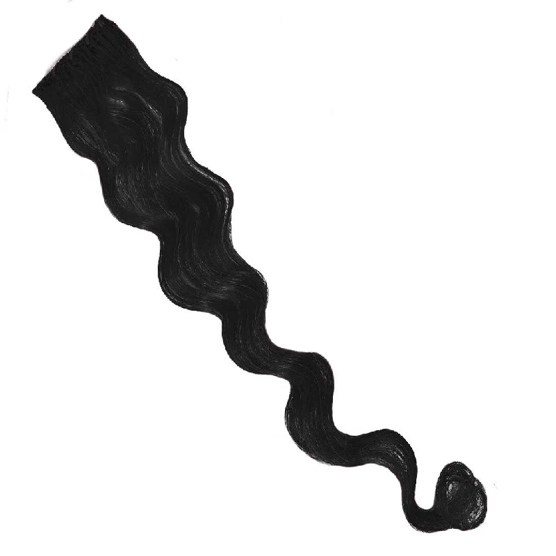 real person hair ring party craft-Raven™ Curly Human Hair Glam®  Strips