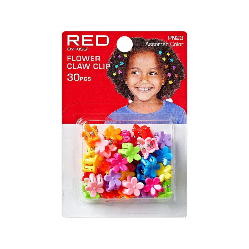 RED by KISS Kids Flower Claw Clip 30pcs #PN23