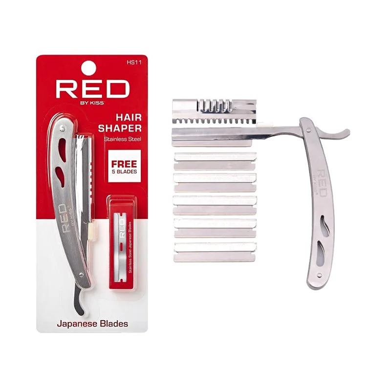 RED by KISS Stainless Steel Hair Shaper with 5pcs Blades #HS11