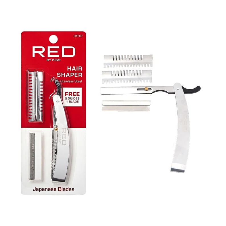 RED by KISS Stainless Steel Hair Shaper with Guides #HS12