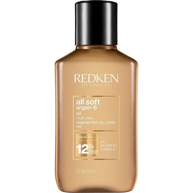 Gluten-free hair care products-Redken All Soft Argan Oil 3.7 oz