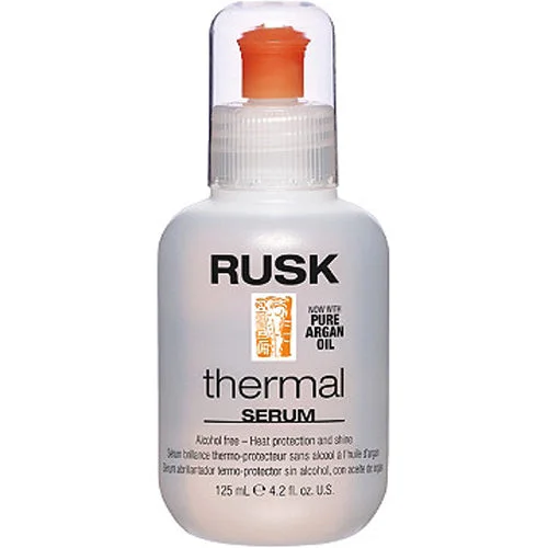 Hair care products with peach kernel-Rusk Thermal Serum With Argan Oil 4.2 oz