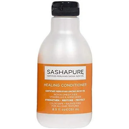 How to care for damaged coily kinky hair-Sashapure Healing Conditioner 8.5Oz