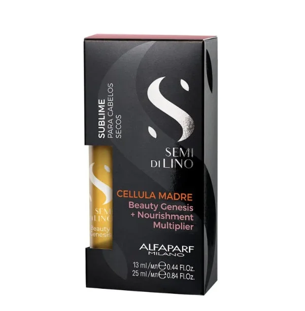 Semi Lino Cellula Madre Nourishment Multiplier Hair Treatment Kit - Alfaparf Milano