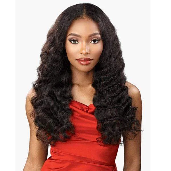 real person hair ring ethical band-Sensationnel 100% Virgin Human Hair 15A 13X4 Frontal HD Lace Wig - LOOSE WAVE 24"