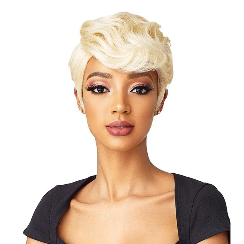 Synthetic wigs with mild curls-SENSATIONNEL Synthetic Instant Fashion Full Cap Wig - DARA