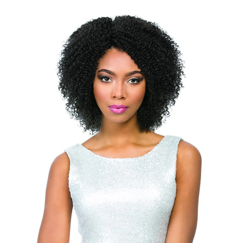 Synthetic wigs with fine part-SENSATIONNEL Synthetic Instant Fashion Full Cap Wig - LATOYA