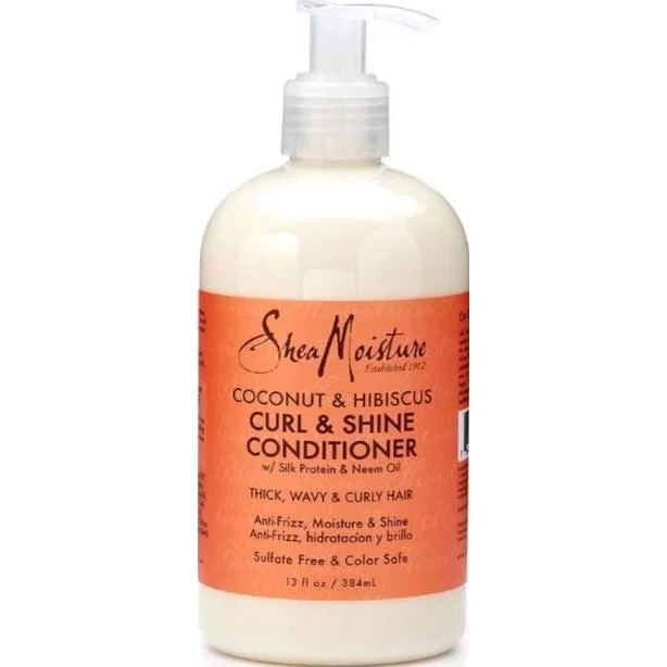 Best shampoo for chlorine buildup-Sheamoisture Coconut & Hibiscus Curl & Shine Conditioner - 13 Oz