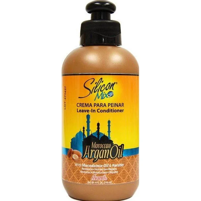 Hair care tips for receding edges-Silicon Mix Moroccan Argan Oil Leave-In Conditioner (8 Oz.)