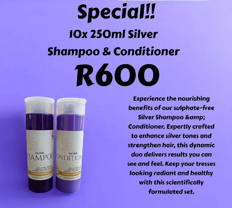 Silver Shampoo & Conditioner Reseller Kit