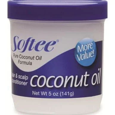 Hair care tips for hair vigor-Softee Coconut Oil Conditioner 5 Oz