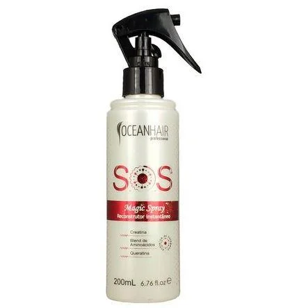 Curl flare lotion-Keratin SOS Magic Instant Reconstuction Finisher Hair Spray 200ml - Ocean Hair