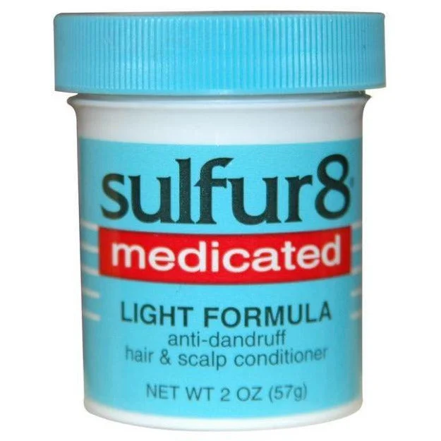 Hair care for voluminous curls-Sulfur8 Medicated Light Formula Anti-Dandruff Hair & Scalp Conditioner - 2 Oz