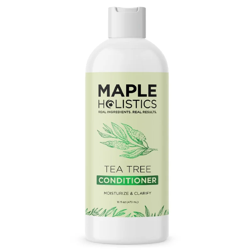 Hair care for fine bouncy coily hair-Tea Tree Conditioner