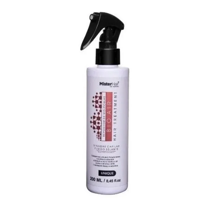 Static fix cream-Unique Bio Air Sealant Fluid Replenisher Vinegar Finisher 200ml - Mister Hair