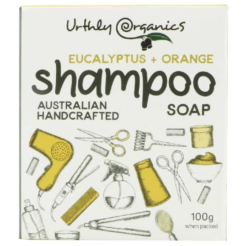 Urthly Organics Hair & Body Shampoo Bar - Orange Eucalyptus