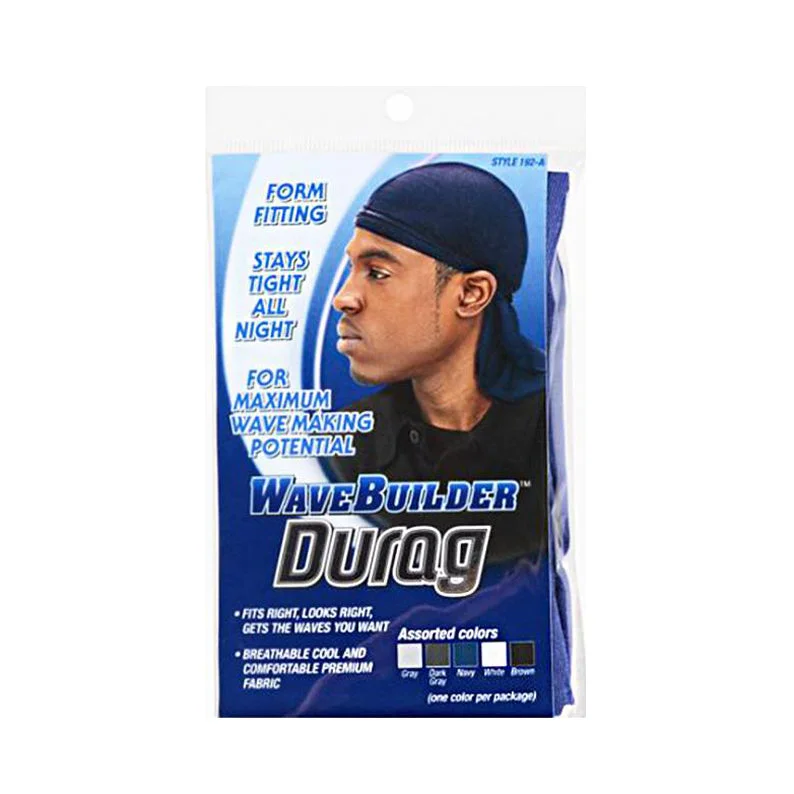 WAVEBUILDER Durag #192A [ASSORTED COLOR]